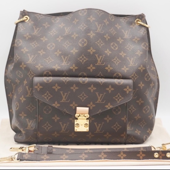 💎LIKE NEW 💎 CELEBRITY LOUIS VUITTON METIS HOBO BAG ANGELINA JOLIE - Picture 13 of 14